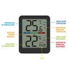 Termometr elektroniczny pokojowy, czarny - 12 ['elektroniczny termometr', ' termometr do pomiaru wilgotności', ' termometr bezprzewodowy', ' czarny termometr', ' termometr z magnesem', ' stylowy termometr', ' termometr do wnętrz', ' jaki termometr do mieszkania', ' nowoczesny termometr pokojowy', ' praktyczny termometr', ' jak sprawdzić poziom komfortu powietrza']