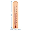 Termometr pokojowy ze wzorkiem (-20°C do +50°C) 20cm - 2 ['termometr wewnętrzny', ' termometr pokojowy', ' termometr do wewnątrz', ' termometr domowy', ' termometr', ' termometr drewniany pokojowy', ' termometr czytelna skala', ' termometr ze wzmocnioną kapilarą']