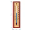 Termometr pokojowy ze złotą skalą (-10°C do +50°C) 12cm, mix - 3 ['termometr wewnętrzny', ' termometr pokojowy', ' termometr do wewnątrz', ' termometr domowy', ' termometr', ' termometr drewniany pokojowy', ' termometr czytelna skala', ' termometr do powieszenia', ' tradycyjny termometr']