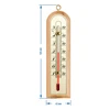 Termometr pokojowy ze złotą skalą (-10°C do +50°C) 16cm - 2 ['termometr wewnętrzny', ' termometr pokojowy', ' termometr do wewnątrz', ' termometr domowy', ' termometr', ' termometr drewniany pokojowy', ' termometr czytelna skala', ' termometr złota skala', ' termometr do powieszenia', ' mały termometr']