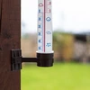 Termometr zewnętrzny brązowy (-50°C do +50°C) 27cm - 5 ['termometr zaokienny', ' jaka temperatura']